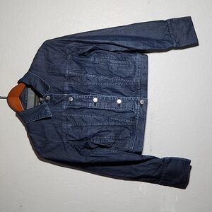 BANANA REPUBLIC Blue Jean Crop Jacket Small